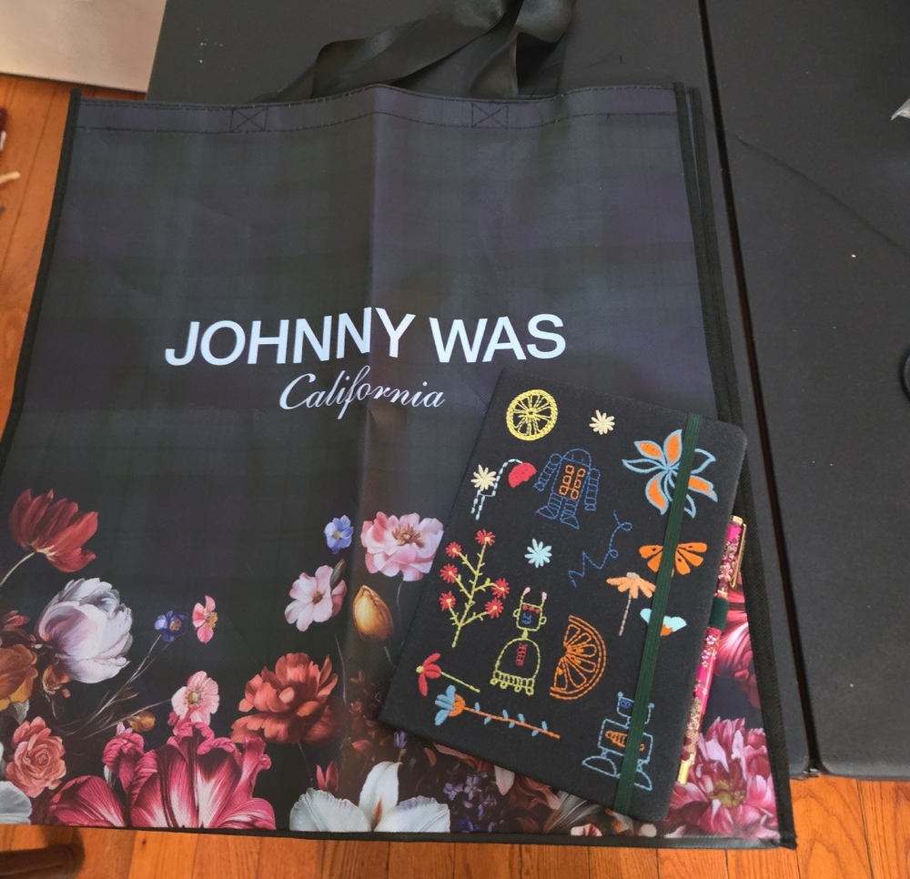 JOHNNY WAS JOURNAL & TOTE BAG